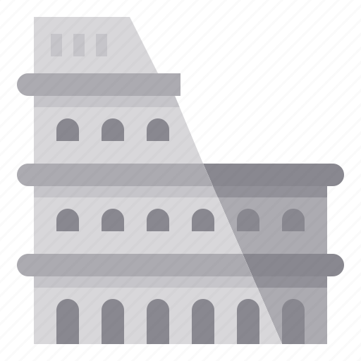 Colosseum, rome, landmark, italy, monument icon - Download on Iconfinder