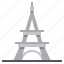 eiffel, tower, landmark, travel, france, monument 