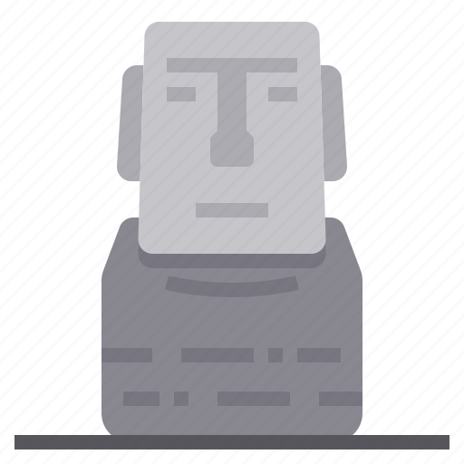 Moei, chile, landmark, easter, island, monument, statue icon - Download on Iconfinder