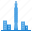 raipei, taiwan, landmark, skyscraper, building 