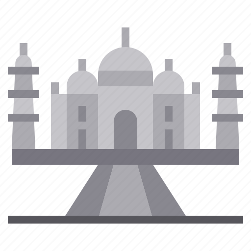 Taj, mahal, landmark, india, asia, monument icon - Download on Iconfinder