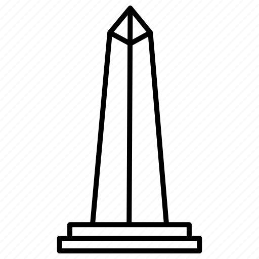 Obelisk, of, buenos, aires icon - Download on Iconfinder