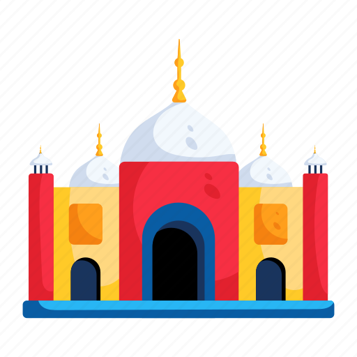 Kali masjid, historical mosque, mosque architecture, religious building, holy place icon - Download on Iconfinder