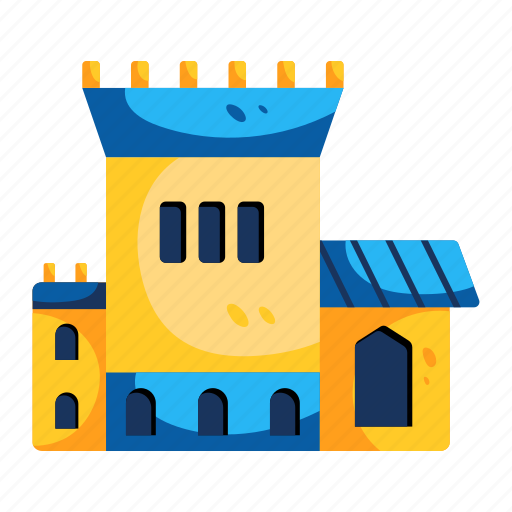 Dublin castle, ireland castle, dublin palace, castle building, castle architecture icon - Download on Iconfinder