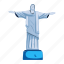 cristo redentor, brazil landmark, brazil monument, cristo statue, historical statue 