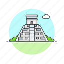 mesoamerican, pyramid, architecture, famous, landmark, monument, ancient