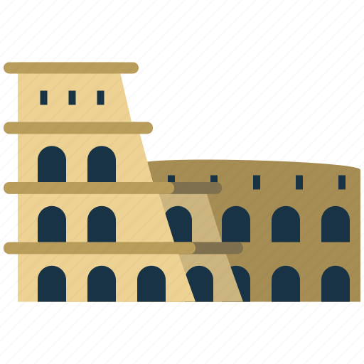 Landmark, colosseum, italy, rome, building icon - Download on Iconfinder
