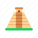 pyramid, landmark, mesoamerican, architecture, aztec, culture, structure