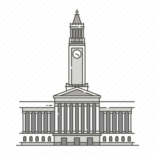 Brisbane, cities, city, famous, hall, landmarks, world icon - Download on Iconfinder