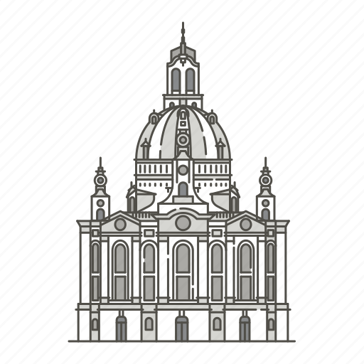 Dresden, famous, frauenkirche, landmarks, world icon - Download on Iconfinder