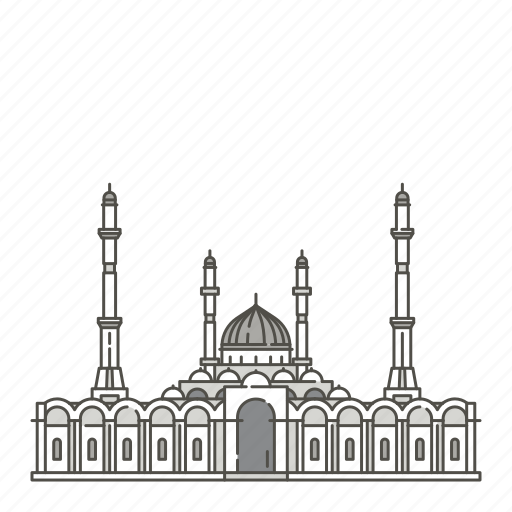 Astana, famous, landmarks, mosque, nur, world icon - Download on Iconfinder