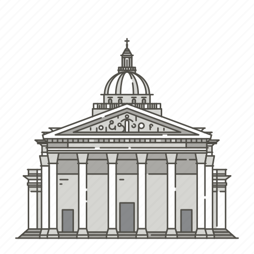 Famous, landmarks, panthzon, world icon - Download on Iconfinder