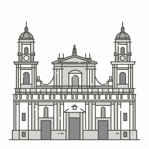 Bogotr, cathedral, famous, landmarks, of, primatial, world icon - Download on Iconfinder