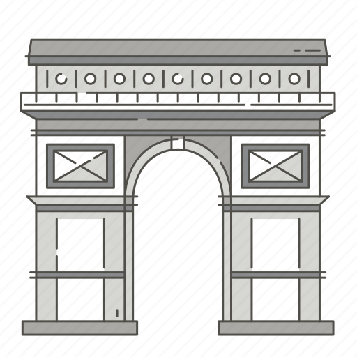 Arch, famous, landmarks, triumphal, world icon - Download on Iconfinder