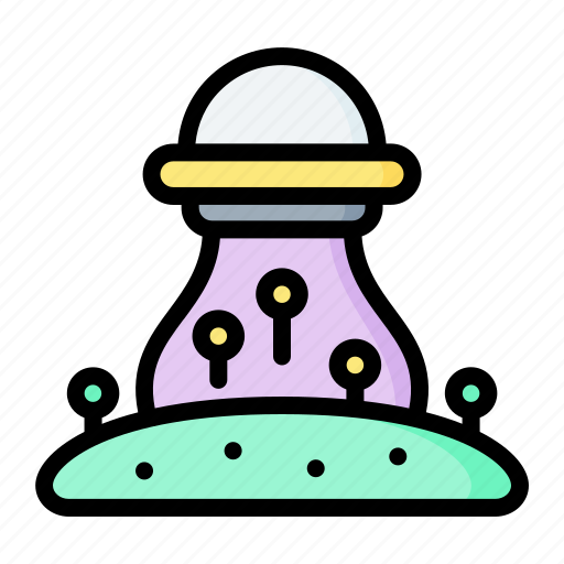 Abduction, alien, saucer, space, spaceship icon - Download on Iconfinder