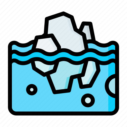 Frozen, glacier, ice, iceberg, mountain icon - Download on Iconfinder