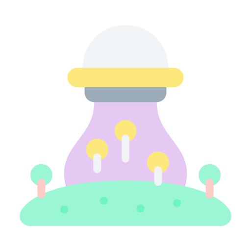 Abduction, alien, saucer, space, spaceship icon - Free download