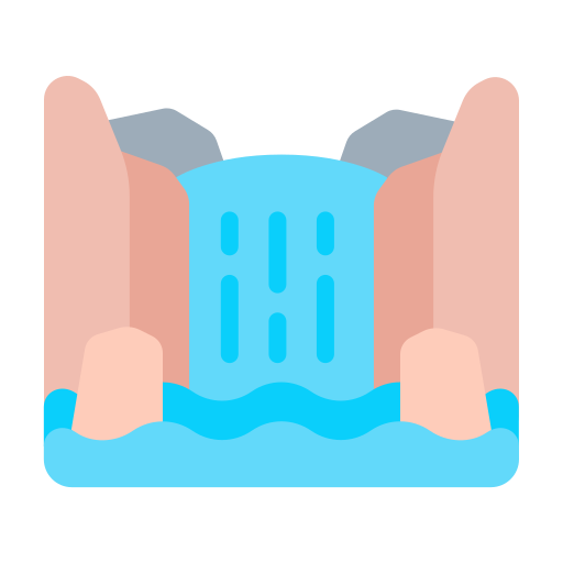 Cascade, liquid, moisture, water, waterfall icon - Free download