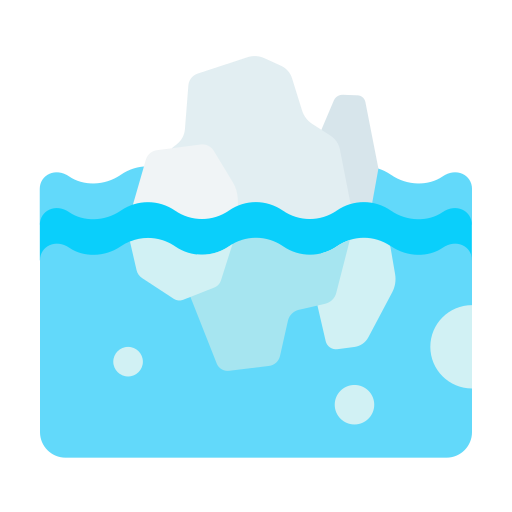 Frozen, glacier, ice, iceberg, mountain icon - Free download