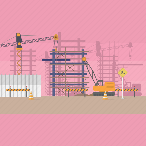 Building, construction, crane, tractor icon - Download on Iconfinder