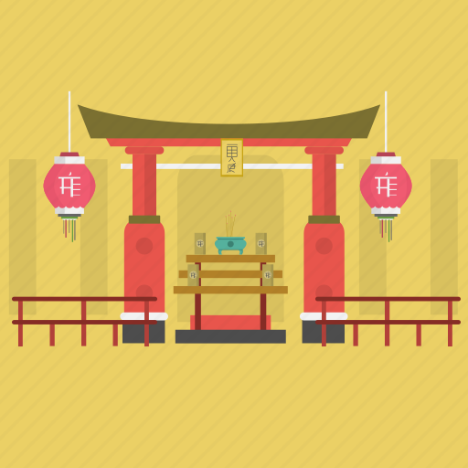 Building, religion, shintoism, shrine icon - Download on Iconfinder