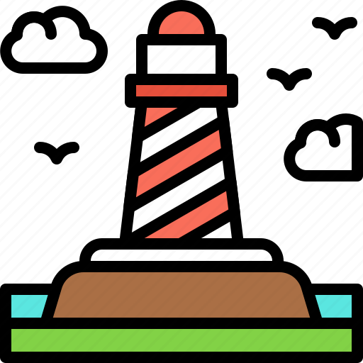 Landscape, land, terrain, lighthouse, sea icon - Download on Iconfinder