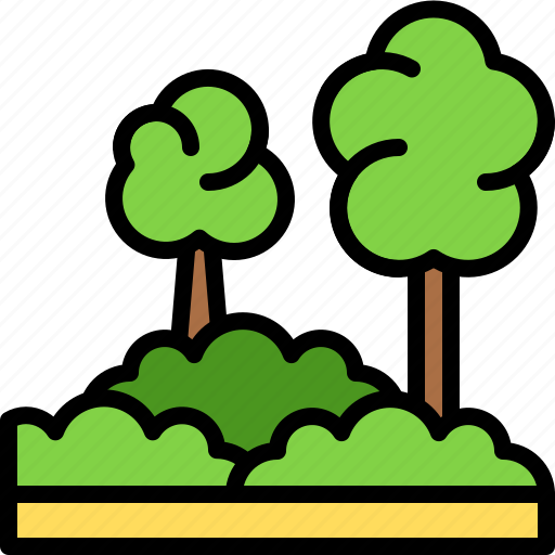 Landscape, land, terrain, jungle, forest, tree icon - Download on Iconfinder