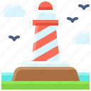 landscape, land, terrain, lighthouse