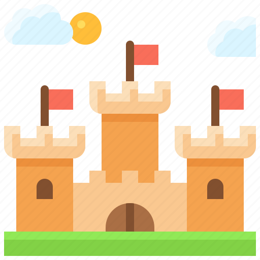 Landscape, land, terrain, castle icon - Download on Iconfinder