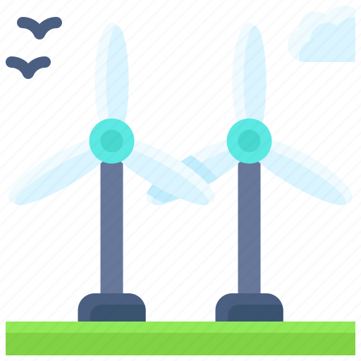 Landscape, land, terrain, wind turbine icon - Download on Iconfinder