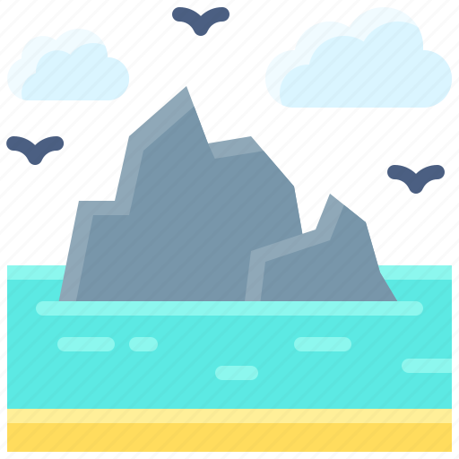 Landscape, land, terrain, mountain, island, sea icon - Download on Iconfinder
