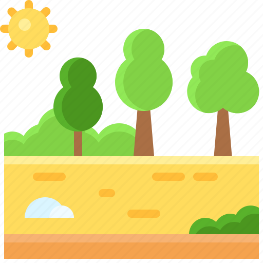 Landscape, land, terrain, tree icon - Download on Iconfinder