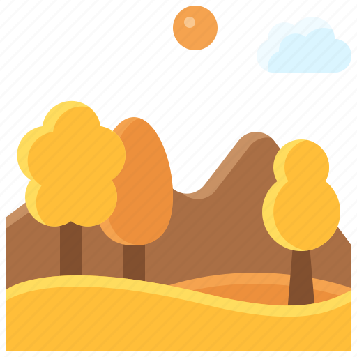 Landscape, land, terrain, fall icon - Download on Iconfinder