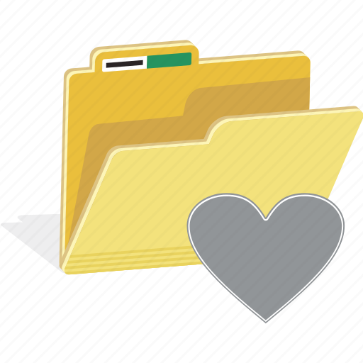 Directory, favorite, file, folder, love, data, document icon - Download on Iconfinder