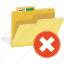 directory, folder, forbidden, warning, erase, hide, remove 