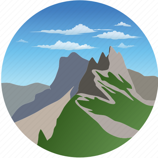 Clouds, environment, forest, landscape, mountain, nature, tree icon - Download on Iconfinder