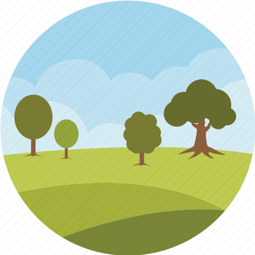 Clouds, environment, forest, garden, landscape, nature, park icon - Download on Iconfinder