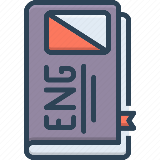 English, language, alphabet, vocabulary, book, dictionary, terminology icon - Download on Iconfinder