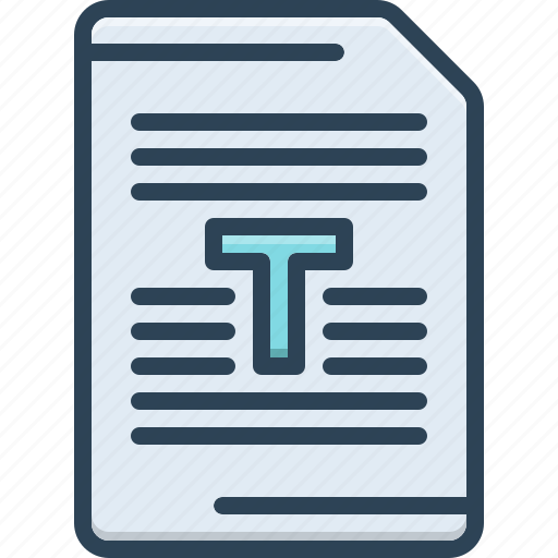 Text, explanation, comment, report, document, form, checklist icon - Download on Iconfinder