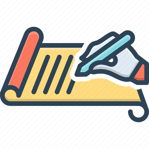 Writing, article, letter, message, put in writing, notepad, inscribe icon - Download on Iconfinder
