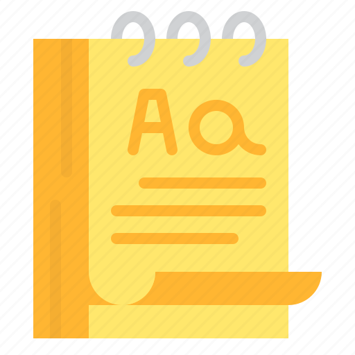 Vocabulary, word, study, learning icon - Download on Iconfinder