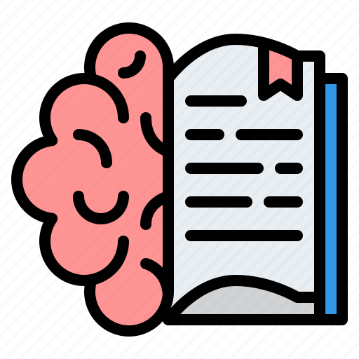 Brain, book, language, learning icon - Download on Iconfinder
