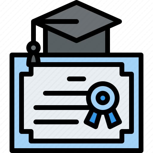Degree, education, graduated, diploma icon - Download on Iconfinder