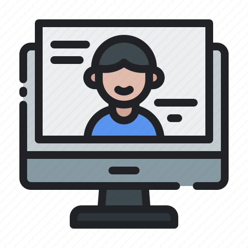 Degree, learning, online, computer icon - Download on Iconfinder