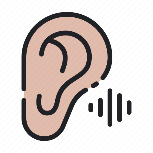Listening, headset, ear, earphone, support icon - Download on Iconfinder