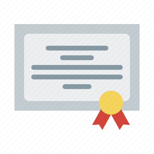 Certificate, diploma, degree, education icon - Download on Iconfinder
