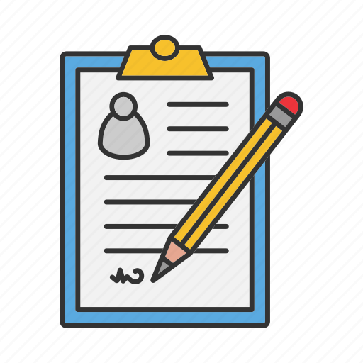 Agreement, clipboard, contract, pencil, sign, signature, signing icon - Download on Iconfinder
