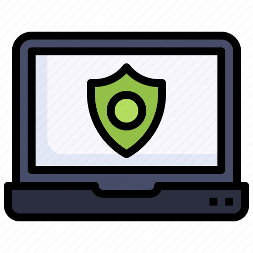 Shield, online, security, protection, laptop, computer icon - Download on Iconfinder