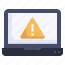 alert, warning, security, laptop, error