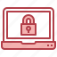 lock, electronics, safety, security, laptop 